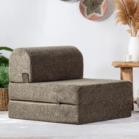 Yataklı Koltuk Magic Buklet Tek Kişilik Açık Kahverengi Tek - 6