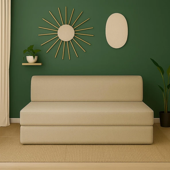 Yataklı Koltuk Magic  Bej Tek - Resim 2