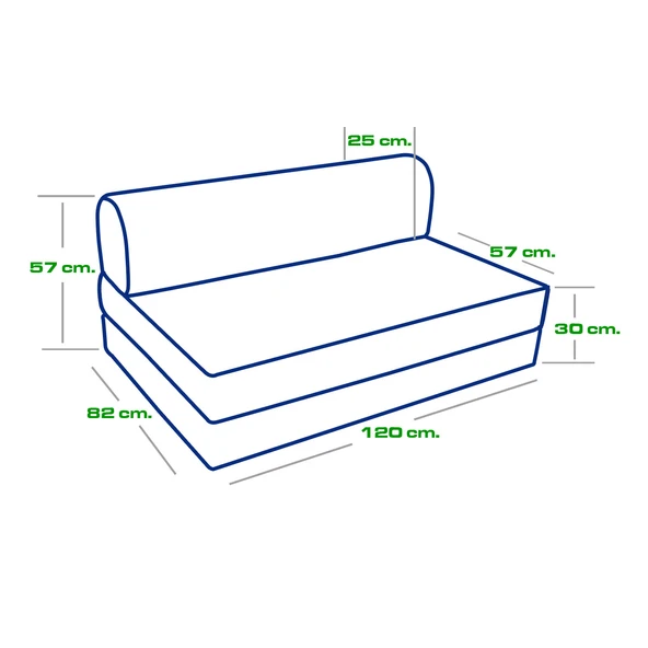 Yataklı Koltuk Magic Açık Gri Tek - 12