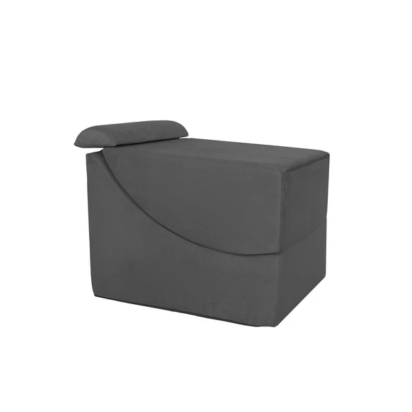 Puf Bella Olabilen Dinlenme Koltuğu Antrasit Tek - 2