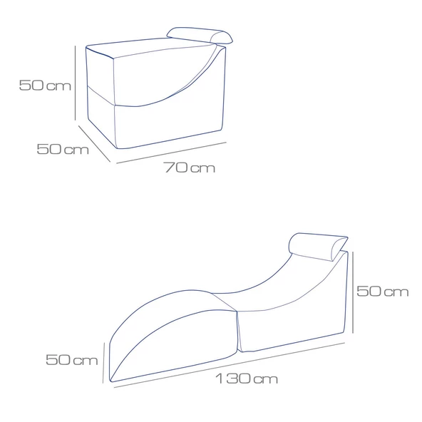 Puf Bella Olabilen Dinlenme Koltuğu Antrasit Tek - 8