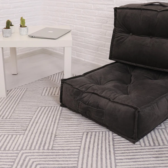 Minder Poffi Sırtlı Yer Ve Palet  60x80 Bej - 6