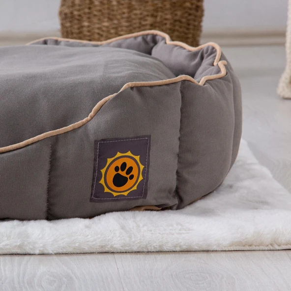 Pet Yatağı Maksim Duck Kumaş  40x60 Sütlü Kahve - 3