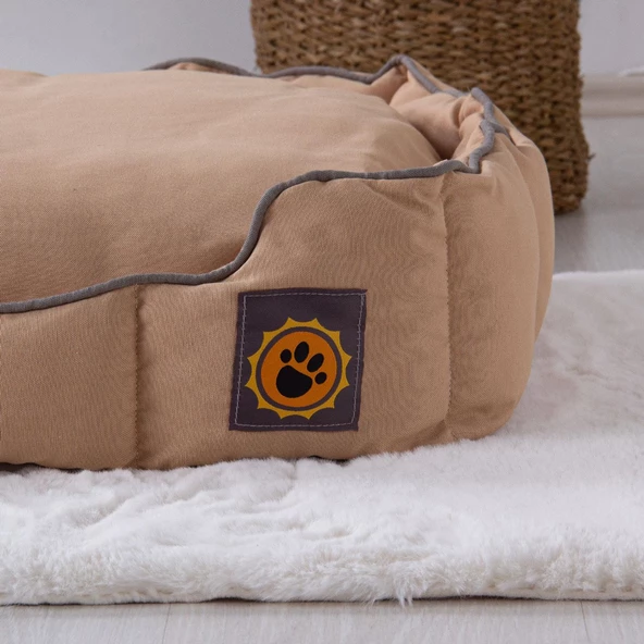 Pet Yatağı Maksim Duck Kumaş 40x60 Sütlü Kahve - 8