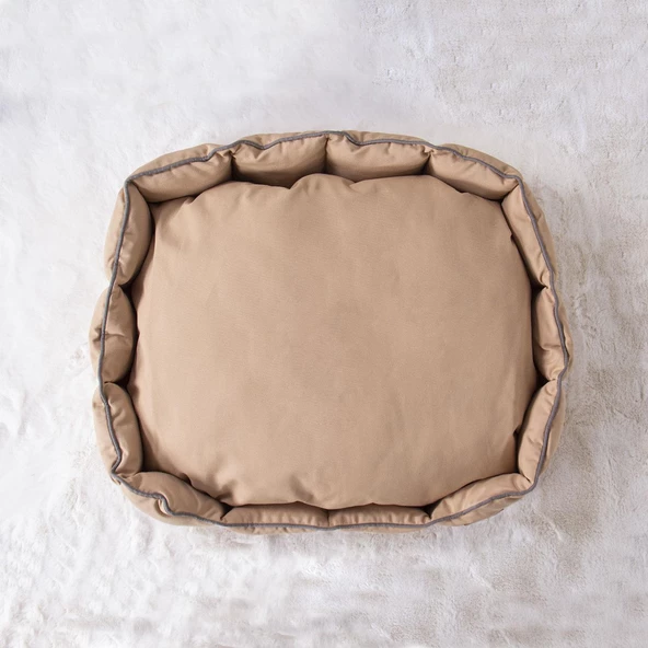 Pet Yatağı Maksim Duck Kumaş 40x60 Sütlü Kahve - 9