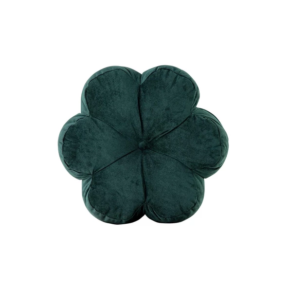 Kırlent Papatya Petrol Yeşili 40x40 - 3