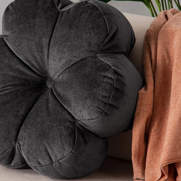 Kırlent Papatya  Petrol Yeşili 40x40 - 9