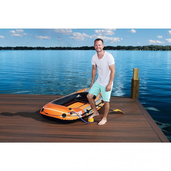 2 Kişilik Bot Hydroforce 196x114 Cm (Pompa+Kürek) Bestway - 61062 - 3