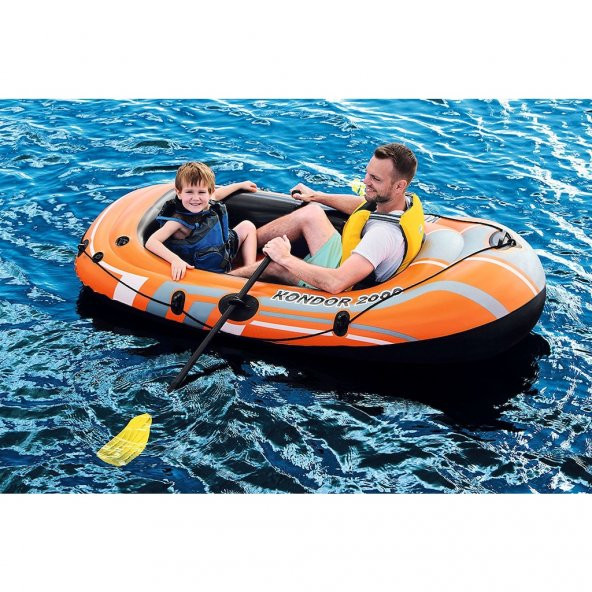2 Kişilik Bot Hydroforce 196x114 Cm (Pompa+Kürek) Bestway - 61062 - 2
