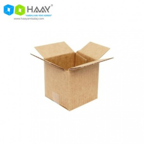 HAAY AMBALAJ 5x5x5cm Tek Oluklu Koli - Kraft 1000 ADET