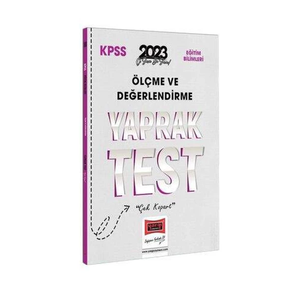 Yargı Yayınları 2023 KPSS Eğitim Bilimleri Ölçme ve Değerlendirme Yaprak Test