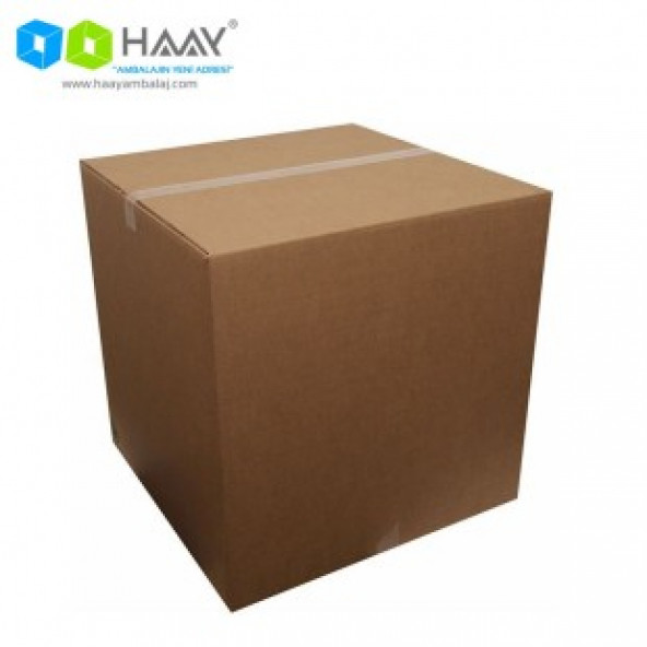 HAAY AMBALAJ 60x60x60 Cm Çift Oluklu A-Box Kraft Koli 25 ADET