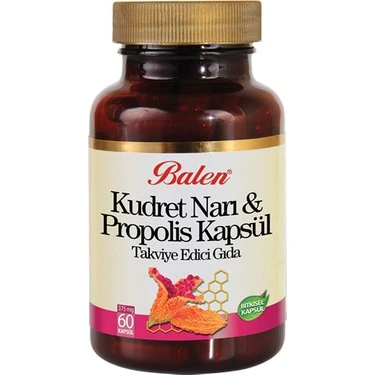 Balen Kudret Narı  Ve Propolis Kapsül 375 mg*60 Kapsül