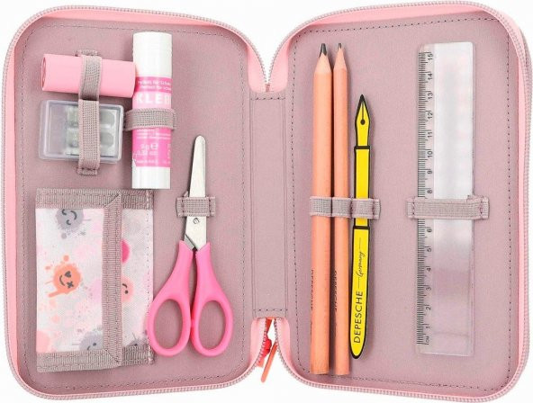 Top Model Beraber Mutlu Üç Bölmeli Kalem Kutusu 411741 - Resim 5