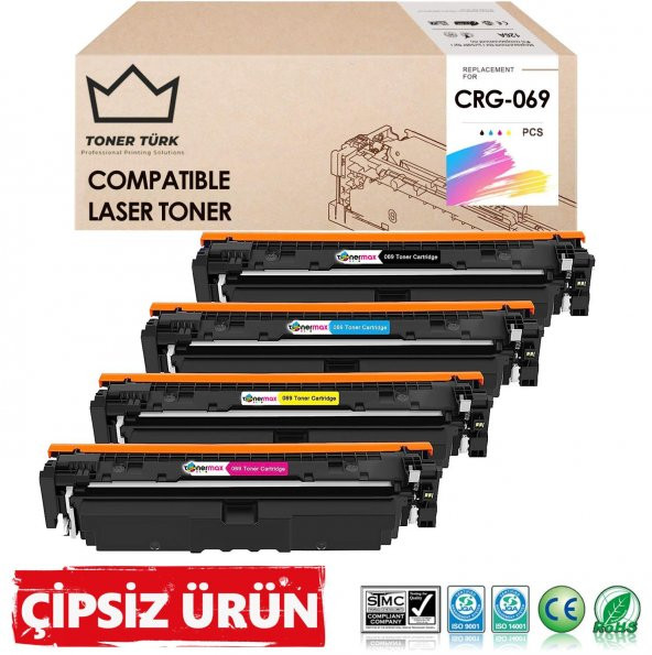 Canon CRG-069 Muadil Toner Takım- Çipsiz/ 5094C002 /LBP673Cdw /MF752Cdw /MF754Cdw