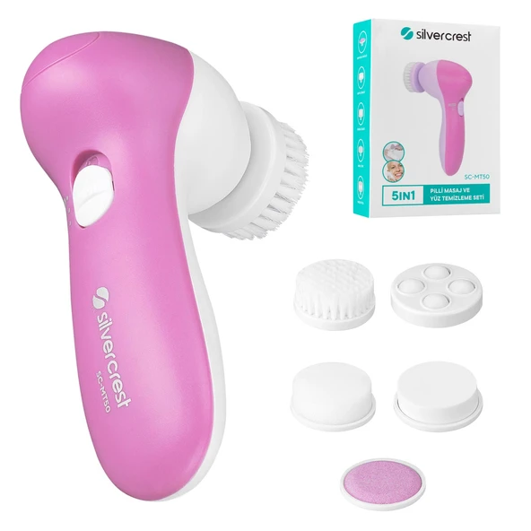 Yüz Temizleme Masaj Aleti Pilli 5 In 1 Silvercrest Sc-Mt50 - 2
