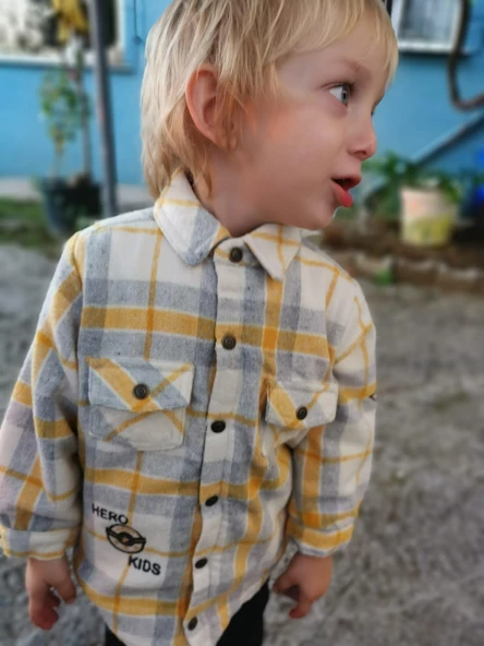 Babyhola Yün Polar Ceket Pantolon Erkek Takım 2'li 12592