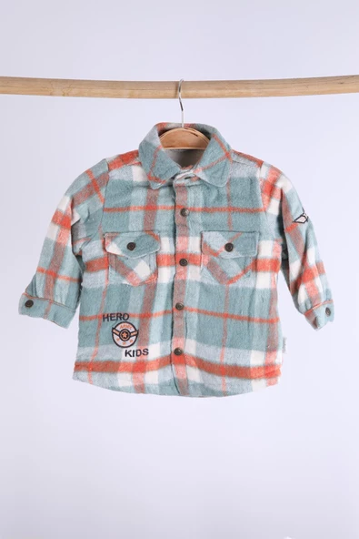 Babyhola Yün Polar Ceket Pantolon Erkek Takım 2'li 12592 - 8