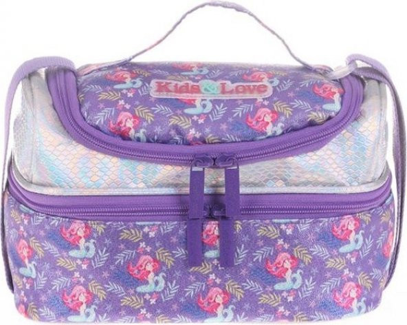 Kaukko Kids&love Ayna - Sim Mermai Beslenme Çantası L7097