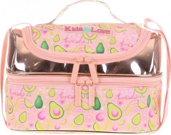 Kaukko Kids&love Ayna - Taş Avocad Beslenme Çantası L7096