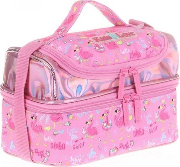 Kaukko Kids&love Ayna - Taş Flamin Beslenme Çantası L7095 - 2