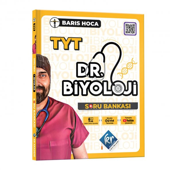 KR Akademi YKS TYT Dr. Biyoloji Soru Bankası - Barış Hoca KR Akademi Yayınları