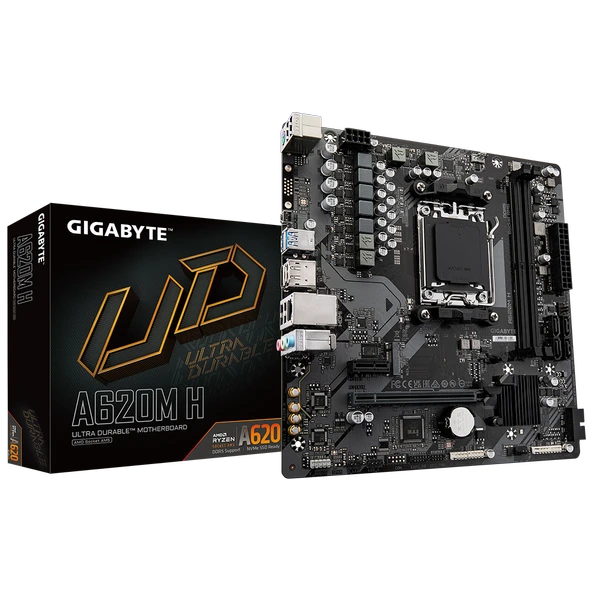 GIGABYTE A620M H DDR5 6400(OC) HDMI DP MATX AM5