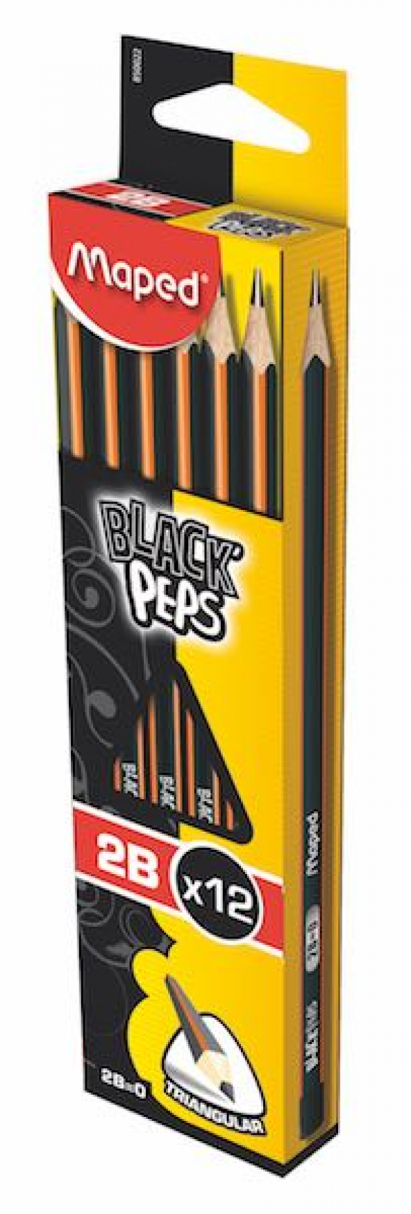 MAPED KURŞUN KALEM 2B BLACK PEP`S 850022 12 Adet
