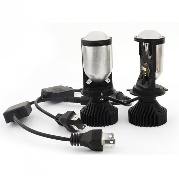 H4 MERCEKLİ ULTRA POWER LED XENON TAKIMI ŞİMŞEK ETKİLİ - 7