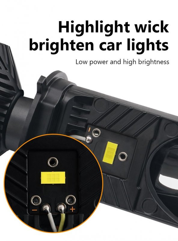 H4 MERCEKLİ ULTRA POWER LED XENON TAKIMI ŞİMŞEK ETKİLİ - 11