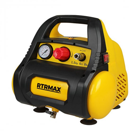 RTRMAX RTM720 YAĞSIZ HAVA KOMPRESÖRÜ 6 LT, 1.5 HP/1.1KW