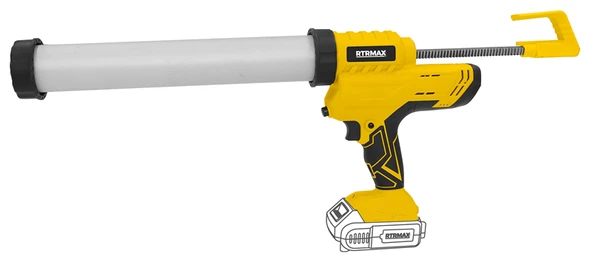 RTRMAX RTX1878B AKÜLÜ SİLİKON TABANCASI 300/600ML AKÜSÜZ X-LION