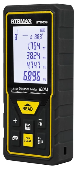 RTRMAX RTM039 LAZER MESAFE ÖLÇER 100 MT