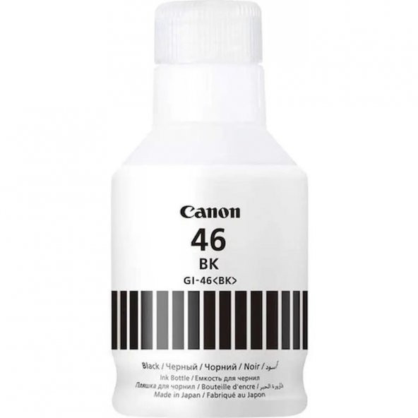 Canon GI-46 Orjinal Mürekkep Siyah / Canon Maxify GX6040 / GX6050 / GX7040 / GX7050 / GX7055