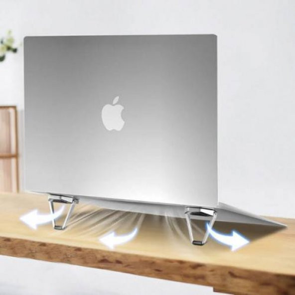 Polham Laptop Masaüstü Tutucu Yükseltici Laptop Yükseltici Laptop Stand Laptop Havalandırma Yükselti - 3