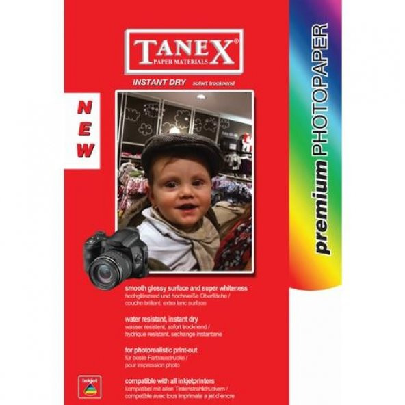 Tanex 240 Gr A6 Fotoğraf Kağıdı 50 Ad.