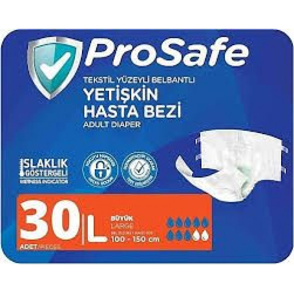 Prosafe yetişkin hasta bezi büyük boy 30 adet