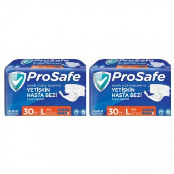 Prosafe yetişkin hasta bezi büyük boy large 60 adet