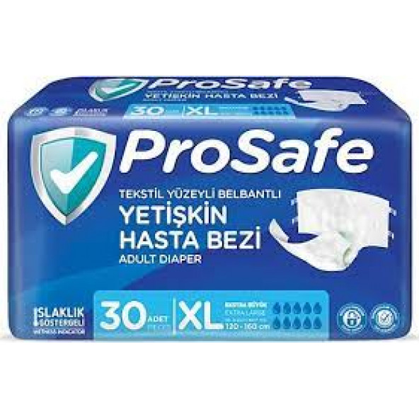 Prosafe yetişkin hasta bezi XL extra large 30 adet