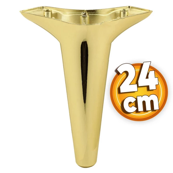 Aspen Lüks Mobilya Kanepe Koltuk Tv Ünitesi Konsol Ayağı Ayakları 24 Cm Altın Gold Ayak (4 ADET) - Resim 2