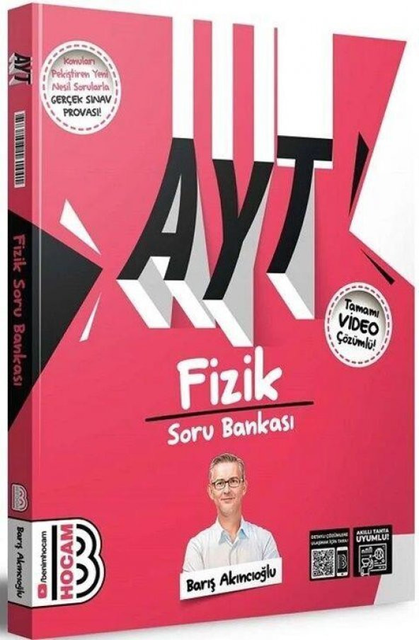 2024 AYT Fizik Tamamı Video Çözümlü Soru Bankası Benim Hocam Yayınları