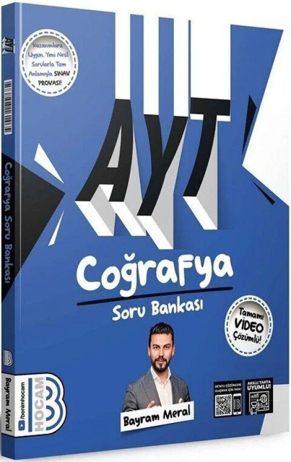 2024 AYT Coğrafya Tamamı Video Çözümlü Soru Bankası Benim Hocam