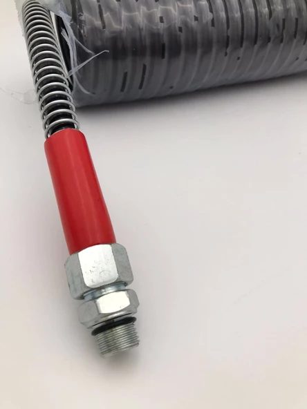 DORSE HORTUMU 8 X 12 MM 5.5 MT SİYAH UÇLARI KIRMIZI M22X1.5 REKORLU - 5