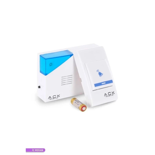 Ack 32 Melodili Uzaktan Kumandalı Zil AY30-02019 - 2