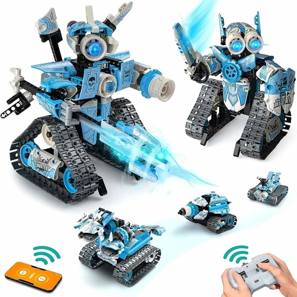 Coplus 5'i 1 Arada STEM Robot Yapı Kiti - 398 Parça