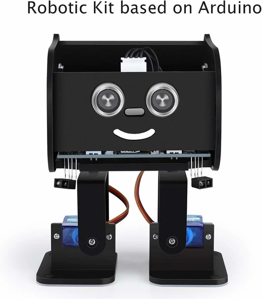 ELEGOO Penguin Bot İki Ayaklı Robot Kiti Uyumlu - Siyah - 2