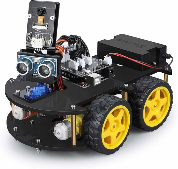 ELEGOO UNO R3 Projesi Akıllı Robot Araç Kiti V4 - 2