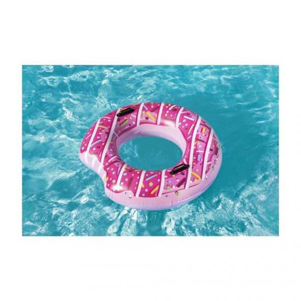 91 cm Donut Tutunmalı Simit - 36257 - Pembe