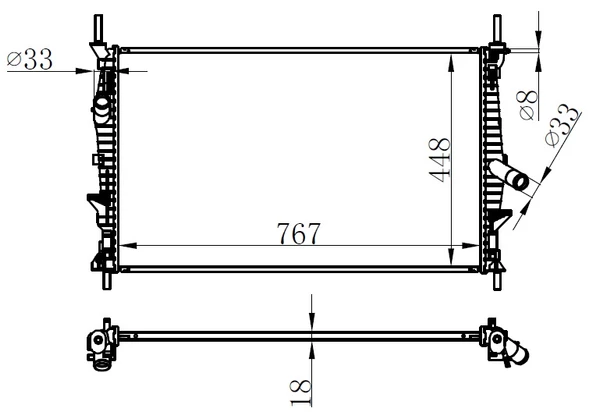 MOTOR SU RADYATORU TRANSIT TUORNEO CUSTOM V362 V363 2.2TDCI 100PS 125PS 135PS 140PS 155PS 12
