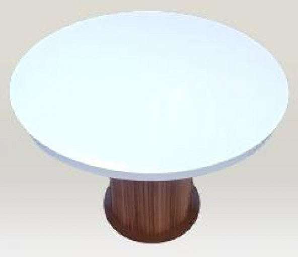 Masa 90164 Anıt Model Parlak Beyaz Lake ceviz Boya Kayın 120 Kutu sevk El Yapım - 8